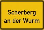 Ortsbeginn Scherberg an der Wurm
